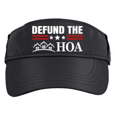 DEFUND THE HOA Homeowners Association Adult Drive Performance Visor