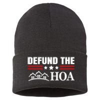 DEFUND THE HOA Homeowners Association Sustainable Knit Beanie