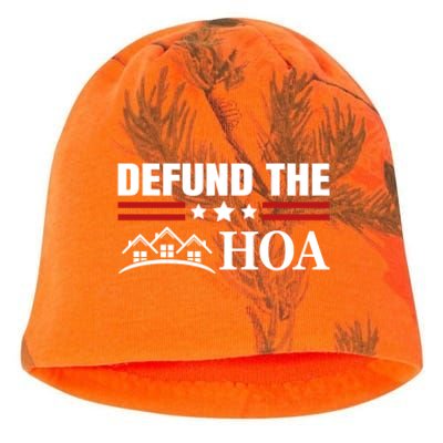 DEFUND THE HOA Homeowners Association Kati - Camo Knit Beanie