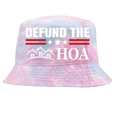 DEFUND THE HOA Homeowners Association Tie-Dyed Bucket Hat