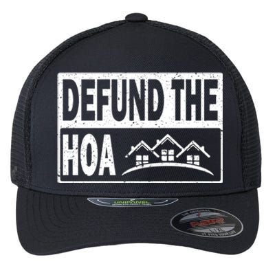 DEFUND THE HOA Homeowners Association Flexfit Unipanel Trucker Cap