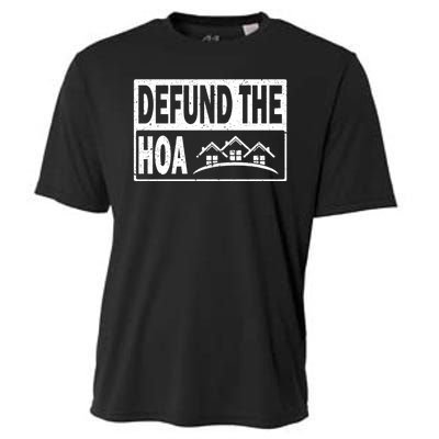 DEFUND THE HOA Homeowners Association Cooling Performance Crew T-Shirt