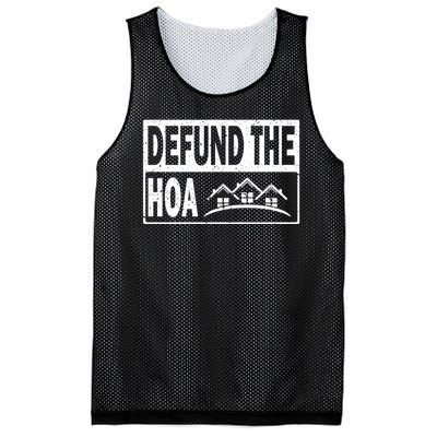 DEFUND THE HOA Homeowners Association Mesh Reversible Basketball Jersey Tank