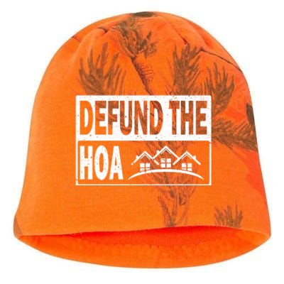 DEFUND THE HOA Homeowners Association Kati - Camo Knit Beanie