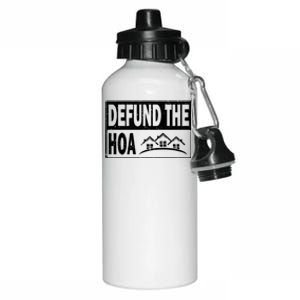 DEFUND THE HOA Homeowners Association Aluminum Water Bottle