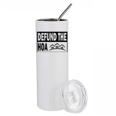 DEFUND THE HOA Homeowners Association Stainless Steel Tumbler