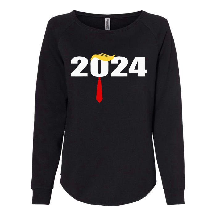 Donald Trump Hair Tie Donald Trump 2024 President Womens California Wash Sweatshirt