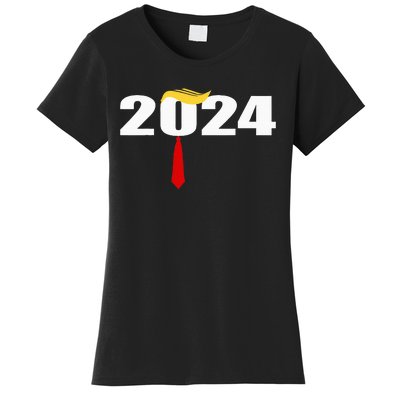 Donald Trump Hair Tie Donald Trump 2024 President Women's T-Shirt