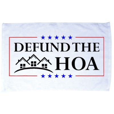 DEFUND THE HOA Homeowners Association Microfiber Hand Towel