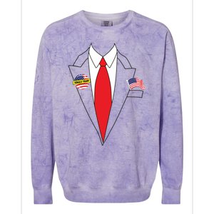 Donald Trump Halloween Costume Cute President Gift Colorblast Crewneck Sweatshirt