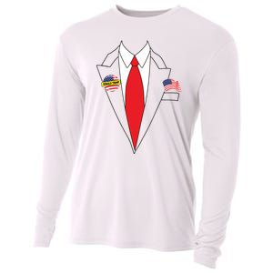 Donald Trump Halloween Costume Cute President Gift Cooling Performance Long Sleeve Crew