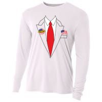 Donald Trump Halloween Costume Cute President Gift Cooling Performance Long Sleeve Crew