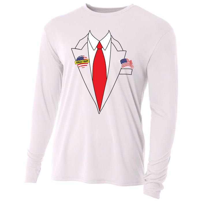 Donald Trump Halloween Costume Cute President Gift Cooling Performance Long Sleeve Crew