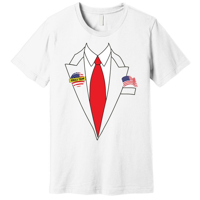 Donald Trump Halloween Costume Cute President Gift Premium T-Shirt