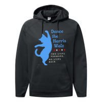 Dance The Harris Walz 2024 Cat Lady Vote Kamala Election Performance Fleece Hoodie