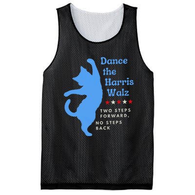 Dance The Harris Walz 2024 Cat Lady Vote Kamala Election Mesh Reversible Basketball Jersey Tank