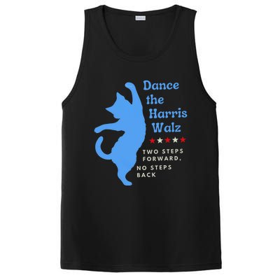 Dance The Harris Walz 2024 Cat Lady Vote Kamala Election PosiCharge Competitor Tank