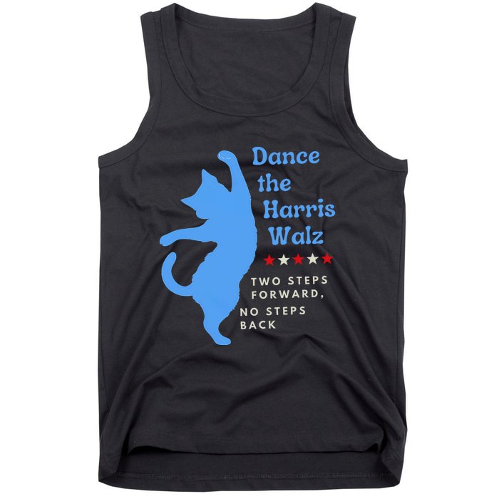 Dance The Harris Walz 2024 Cat Lady Vote Kamala Election Tank Top