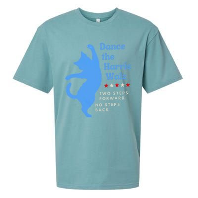 Dance The Harris Walz 2024 Cat Lady Vote Kamala Election Sueded Cloud Jersey T-Shirt