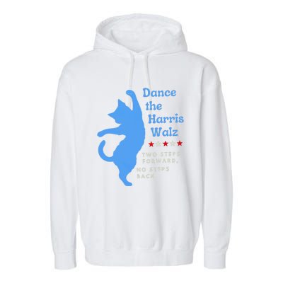 Dance The Harris Walz 2024 Cat Lady Vote Kamala Election Garment-Dyed Fleece Hoodie