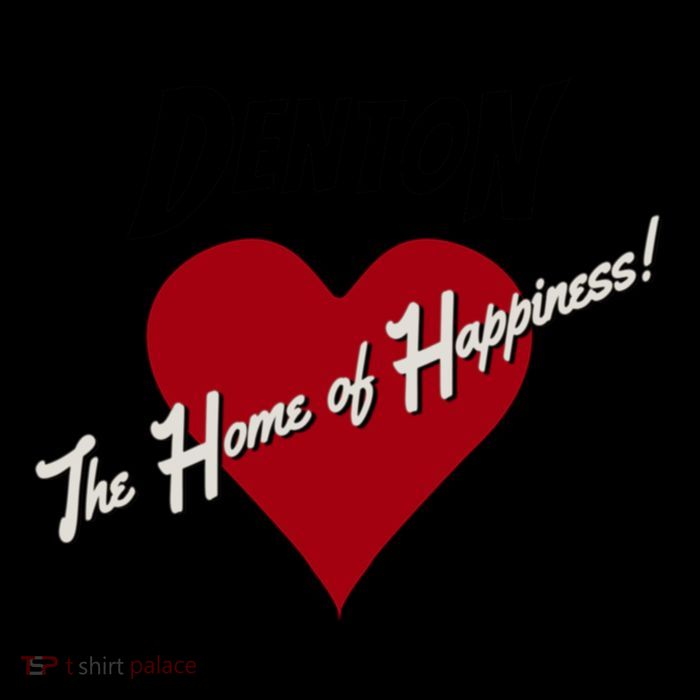 Denton The Home Of Happiness! Flexfit Unipanel Trucker Cap