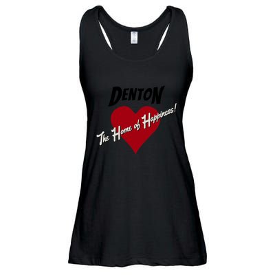 Denton The Home Of Happiness! Ladies Essential Flowy Tank
