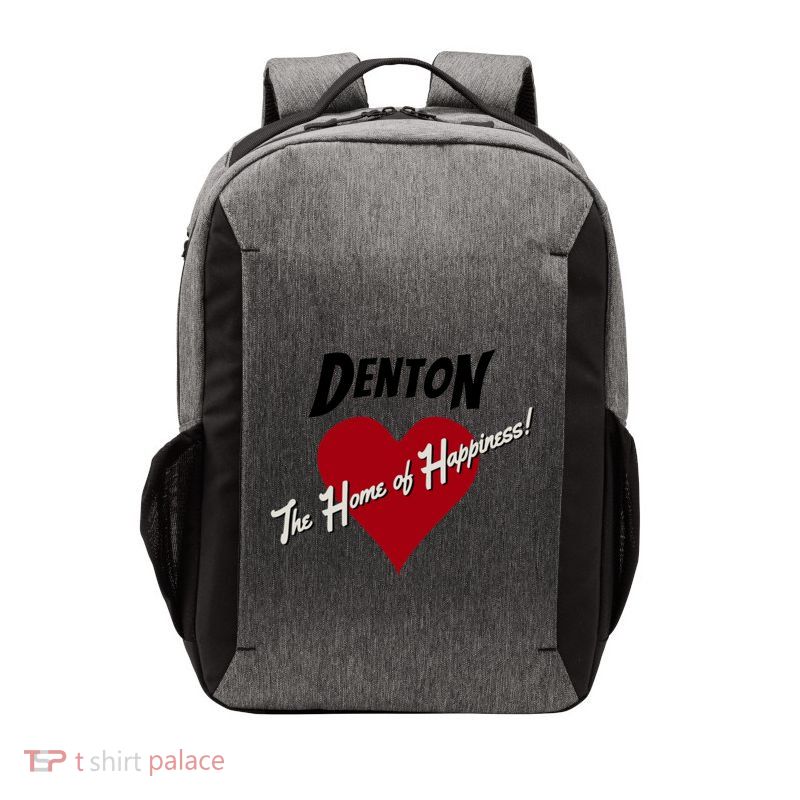 Denton The Home Of Happiness! Vector Backpack