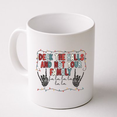 Deck The Halls Happy Holidays Christmas Coffee Mug