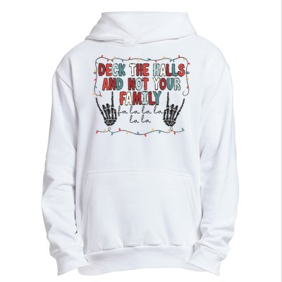 Deck The Halls Happy Holidays Christmas Urban Pullover Hoodie