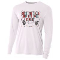 Deck The Halls Happy Holidays Christmas Cooling Performance Long Sleeve Crew