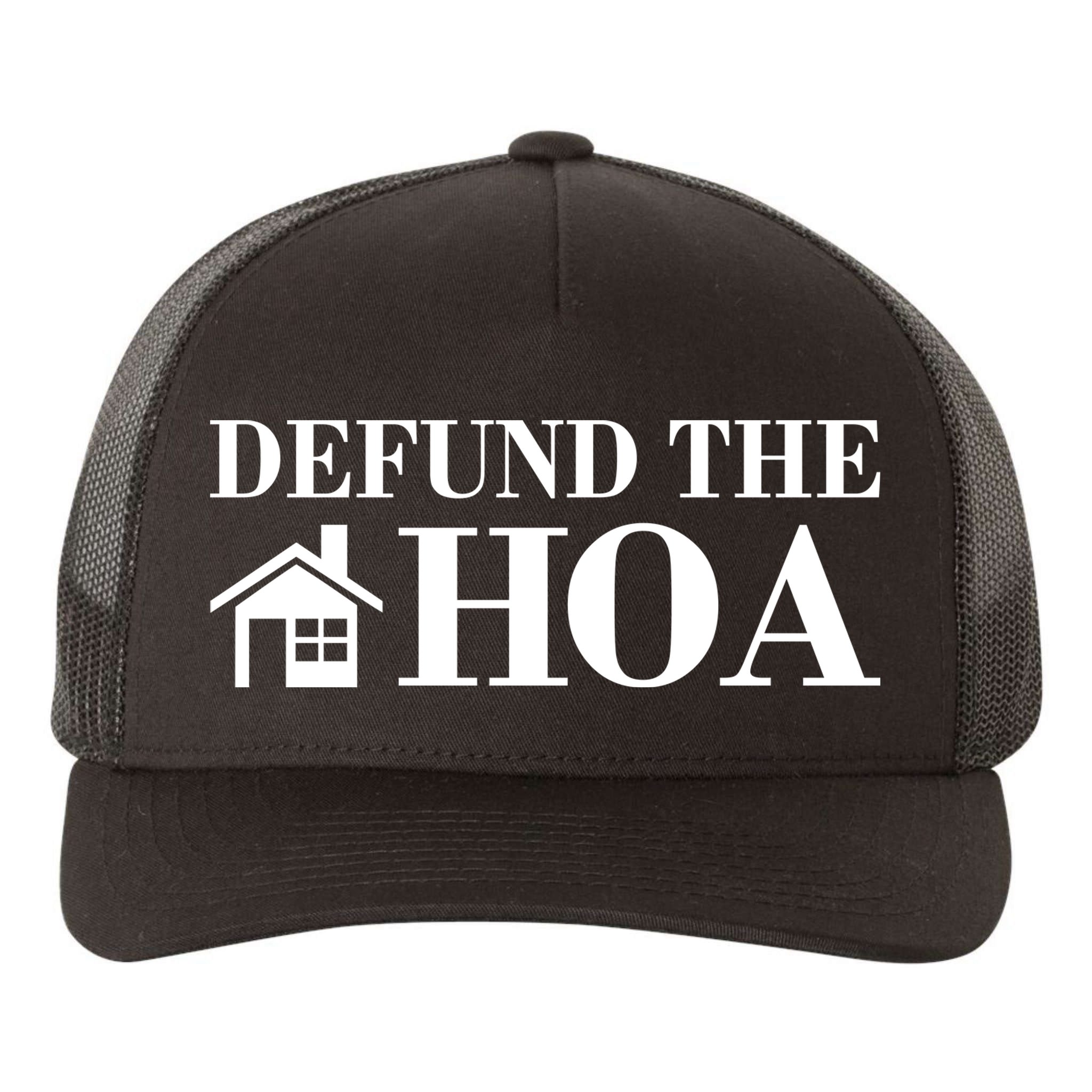 Defund The Hoa Anti Homeowner Association Yupoong Adult 5-Panel Trucker Hat