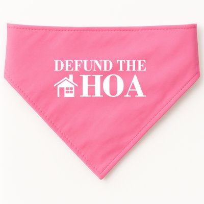 Defund The Hoa Anti Homeowner Association USA-Made Doggie Bandana
