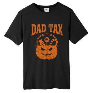 Dad Tax Halloween Trick Or Treat Candy Pumkin Funny Dad Joke Tall Fusion ChromaSoft Performance T-Shirt