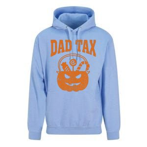 Dad Tax Halloween Trick Or Treat Candy Pumkin Funny Dad Joke Unisex Surf Hoodie