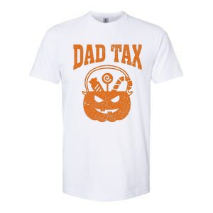 Dad Tax Halloween Trick Or Treat Candy Pumkin Funny Dad Joke Softstyle CVC T-Shirt