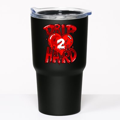 Drip Too Hard Heart Dripping Cool Swag Team Matching Sneaker Gift Idea Tumbler