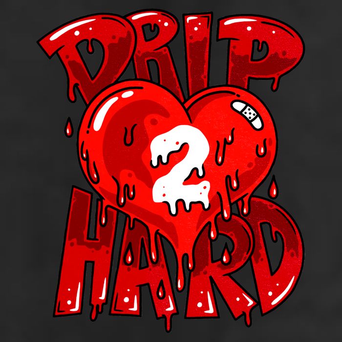 Drip Too Hard Heart Dripping Cool Swag Team Matching Sneaker Gift Idea 25L Jumbo Tote