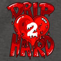 Drip Too Hard Heart Dripping Cool Swag Team Matching Sneaker Gift Idea Vector Backpack