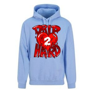 Drip Too Hard Heart Dripping Cool Swag Team Matching Sneaker Gift Idea Unisex Surf Hoodie