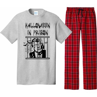 Donald Trump Halloween In Prison Pajama Set