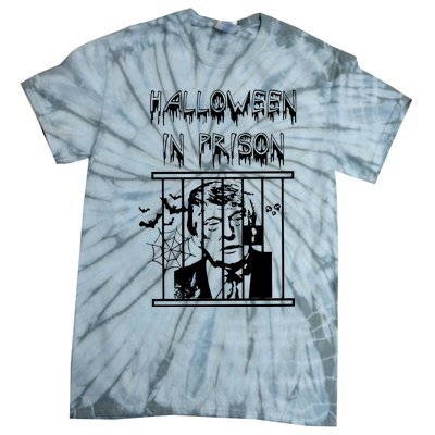 Donald Trump Halloween In Prison Tie-Dye T-Shirt