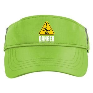 Danger Tripping Hazard Funny Wiener Dog Dachshund Adult Drive Performance Visor