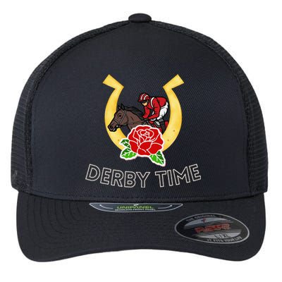 Derby Time Horse Racing 150th Derby Day 2024 Flexfit Unipanel Trucker Cap