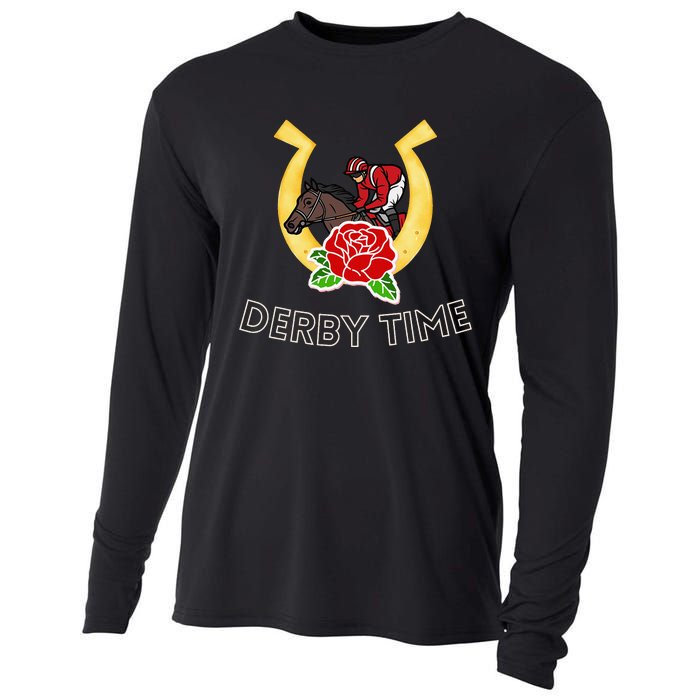 Derby Time Horse Racing 150th Derby Day 2024 Cooling Performance Long Sleeve Crew