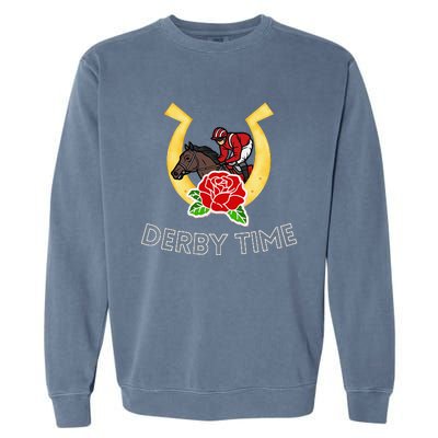 Derby Time Horse Racing 150th Derby Day 2024 Garment-Dyed Sweatshirt