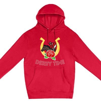 Derby Time Horse Racing 150th Derby Day 2024 Premium Pullover Hoodie