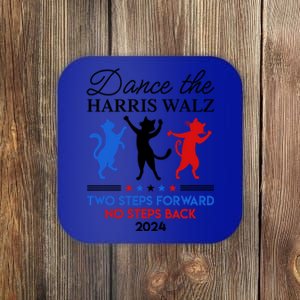 Dance The Harris Walz Waltz 2024 Two Steps Forward Not Back Meaningful Gift Coaster