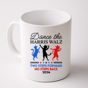 Dance The Harris Walz Waltz 2024 Two Steps Forward Not Back Meaningful Gift Coffee Mug