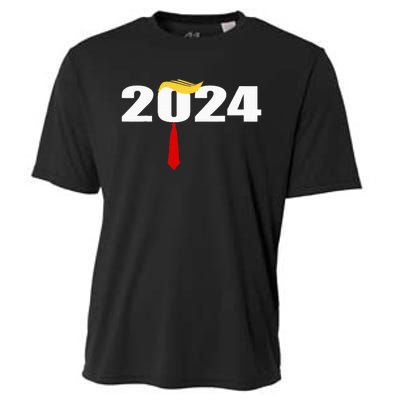 Donald Trump Hair Tie Donald Trump 2024 President Cooling Performance Crew T-Shirt