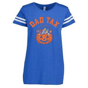 Dad Tax Halloween Halloween Dad Joke Enza Ladies Jersey Football T-Shirt